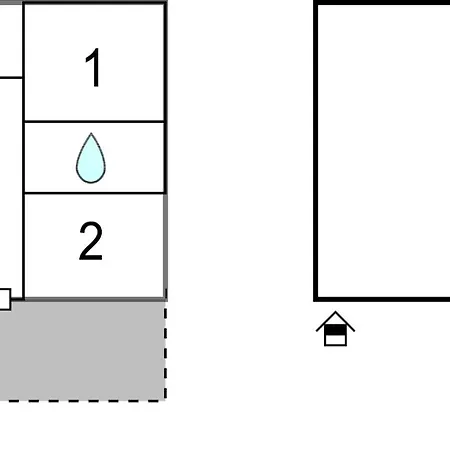 بيت للعطل 2 Bedroom Beautiful In *